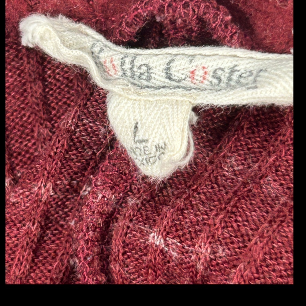 ROLLA COASTER Red Brick Blouse / Dress size Large - Picture 9 of 9